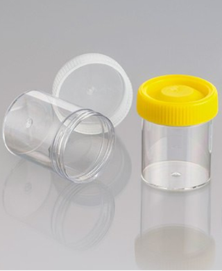 Urine Container Yellow Sterile