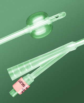 SILICONE FOLEY CATHETER. TWO-W