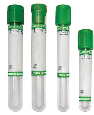 Lithium Heparin Blood